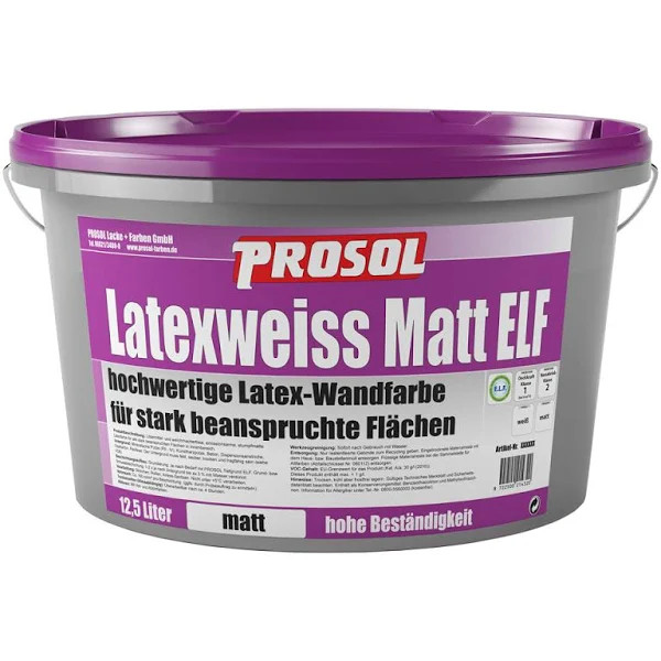 Prosol Latexweiss Matt ELF weisserfuchs.de
