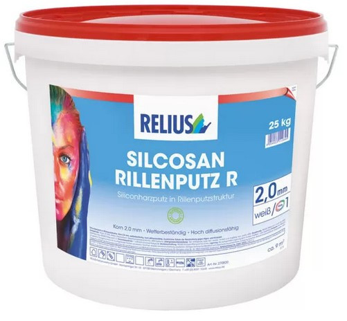 Relius Silcosan Rillenputz R Farbton MIX weisserfuchs.de