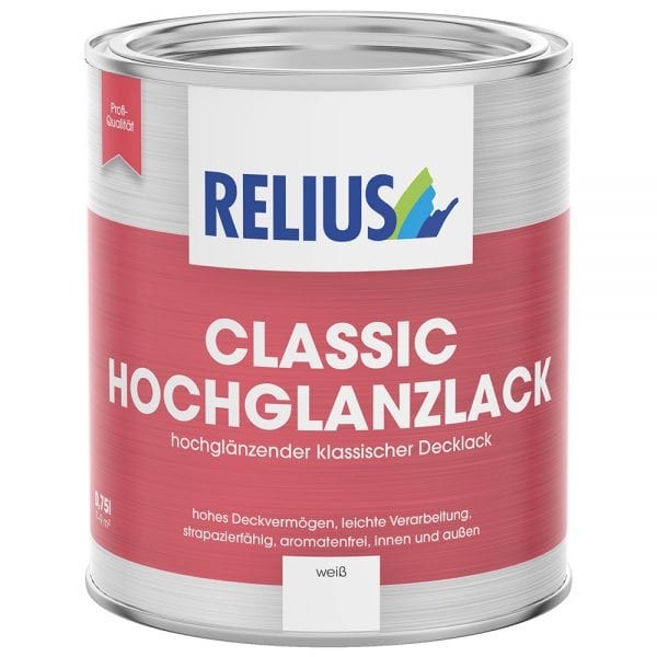 Relius Classic Hochglanzlack weisserfuchs.de